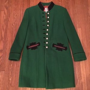 Wool fitted coat